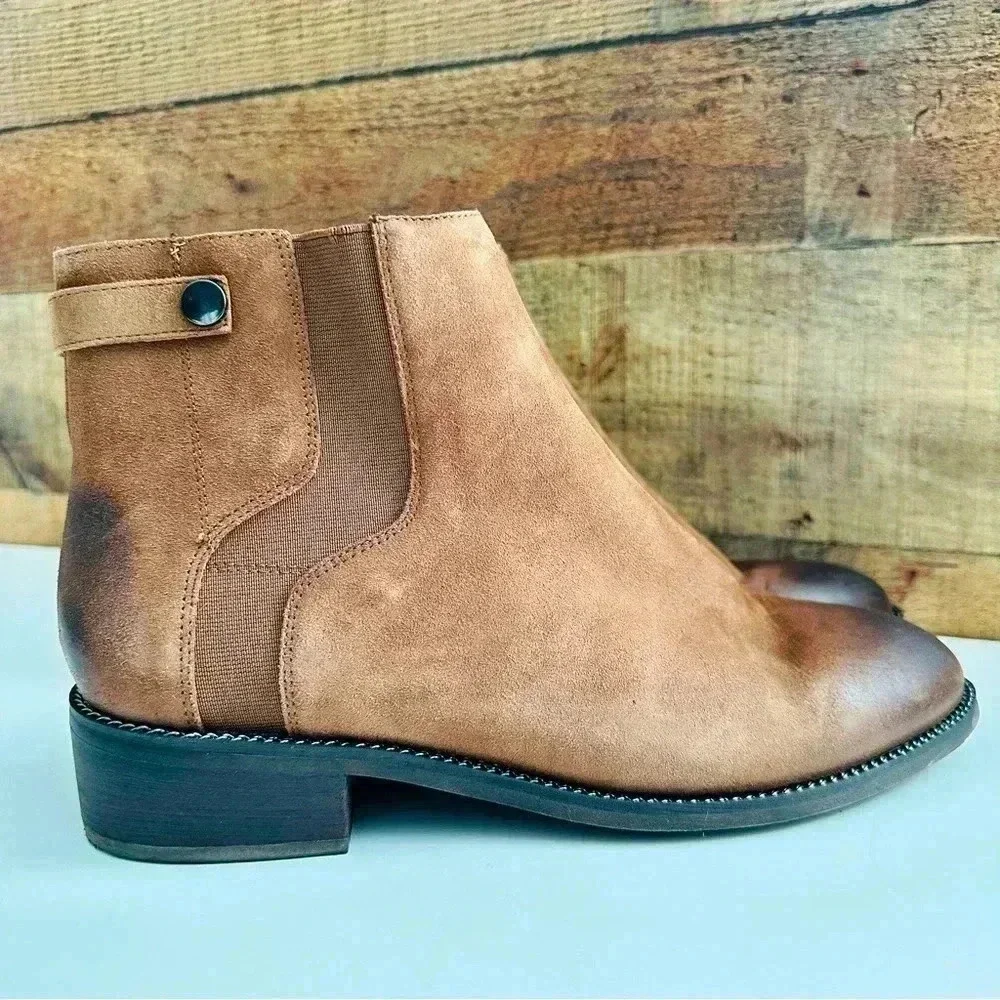 Franco Sarto Brandy Leather Ankle Boots